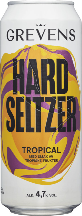 Grevens Hard Seltzer Tropical 0,5l boks