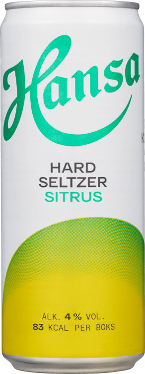 Hansa Hard Seltzer Sitrus 0,33l boks