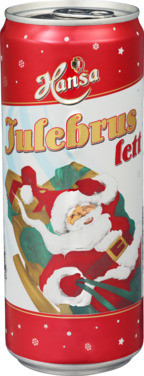 Hansa Julebrus Lett 0,33l boks