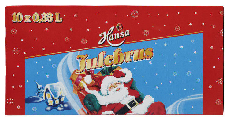 Hansa Julebrus 0,33lx10 boks