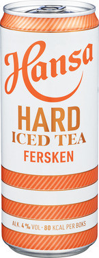 Hansa Hard Iced Tea Fersken 0,33l bx