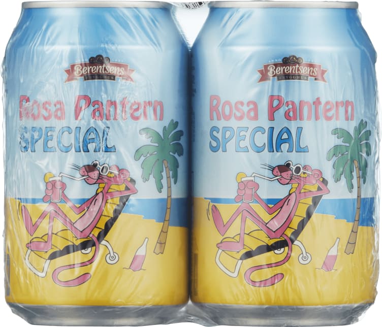 Rosa Panter 0,33lx4 boks Berentsens