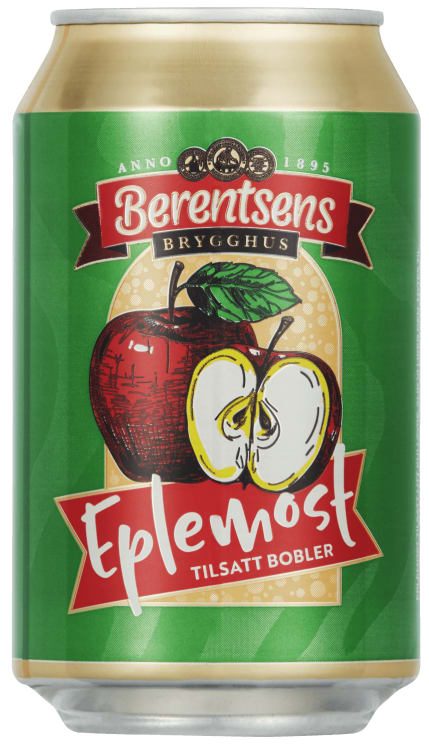Eplemost 0,33l boks Berentsens