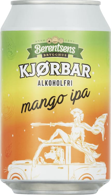 Kjørbar Mango Ipa Alkoholfri 0,33l boks