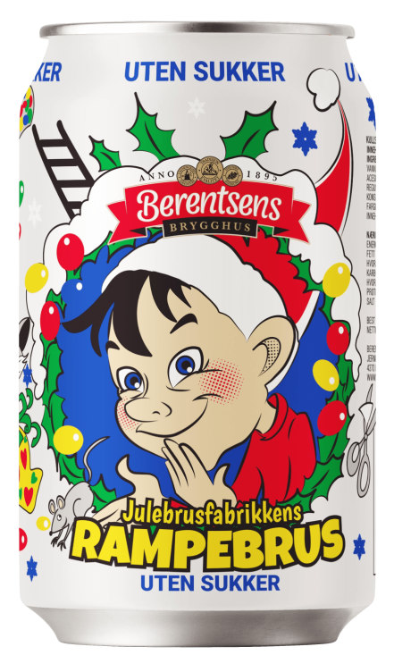 Rampebrus Sukkerfri 0,33l boks