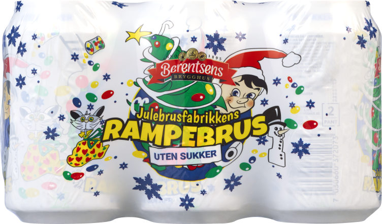 Rampebrus Sukkerfri 0,33lx6 boks