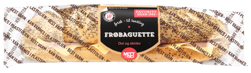 Frøbaguette Ost og Skinke