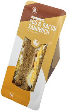 Sandwich Egg og Bacon 200g