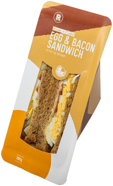 Sandwich Egg og Bacon 200g