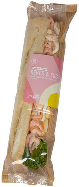 Baguette Reker og Egg 230g