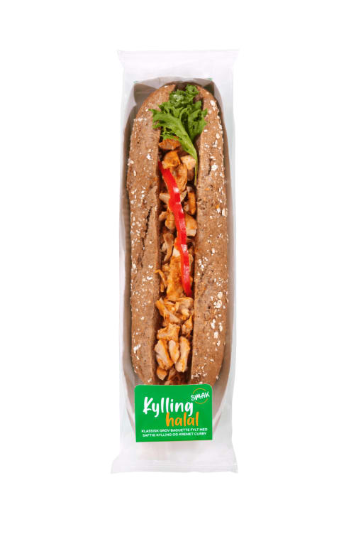 Baguette Kylling Halal 235g Smak