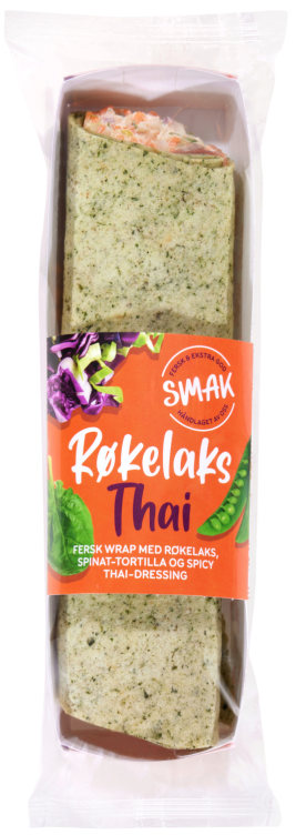 Wrap Røkelaks Thai 215g Smak