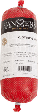 Kjøttdeig 450g Frys Hanssens