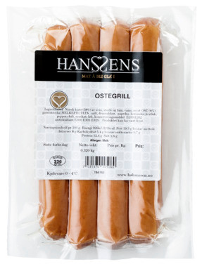 Ostegrill 320g Pk Hanssens
