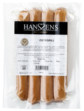 Ostegrill 320g Pk Hanssens