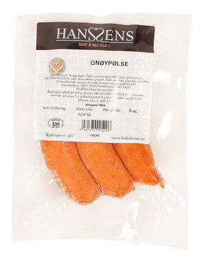 Onøypølse 240g Hanssens