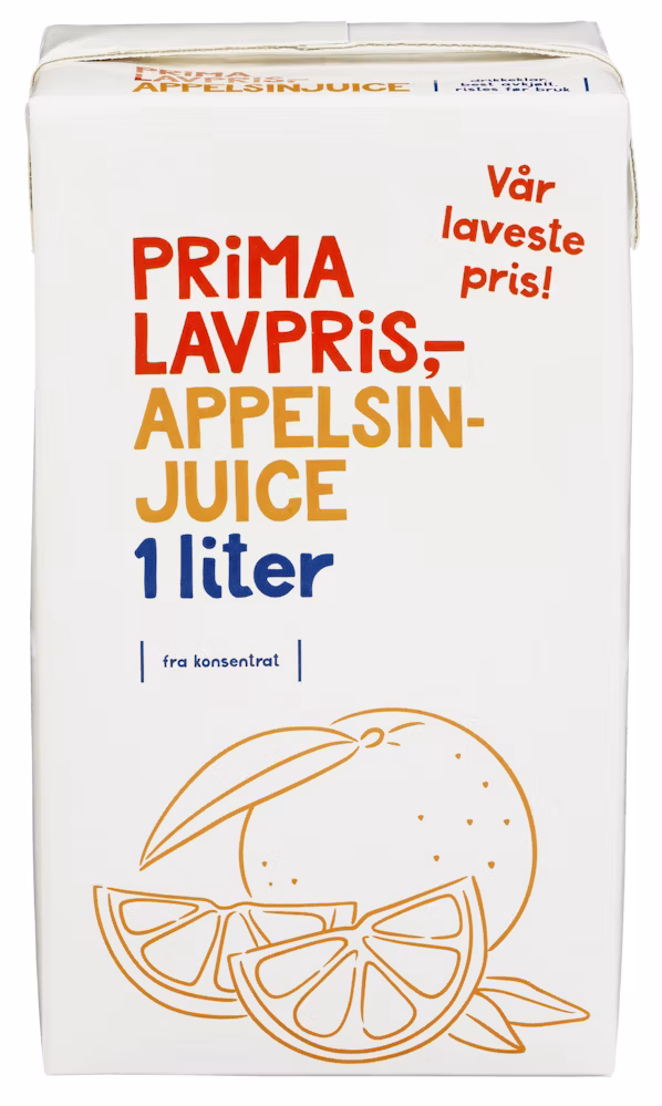 Appelsinjuice Vår laveste pris, 1 l