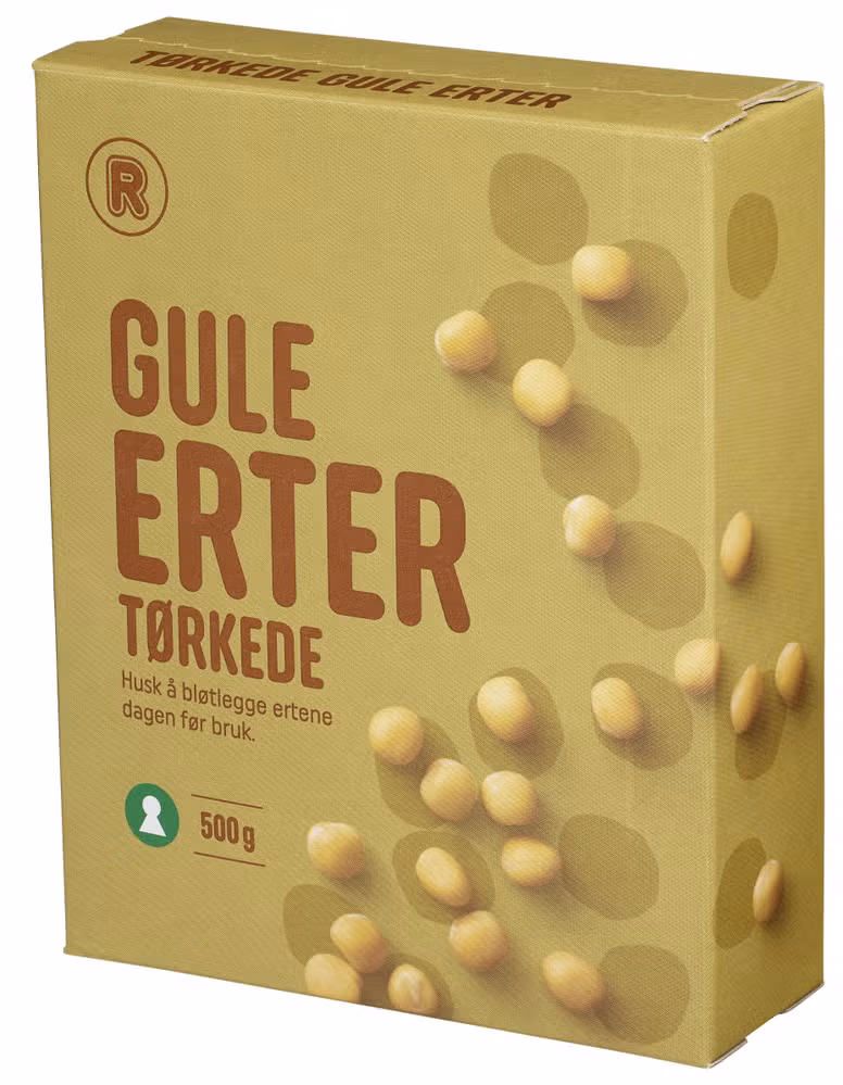 Tørkede erter Gule, 500 g