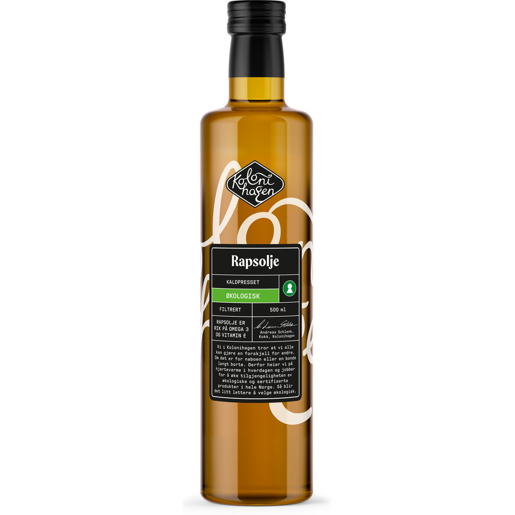 Rapsolje Økologisk 500ml Kolonihagen