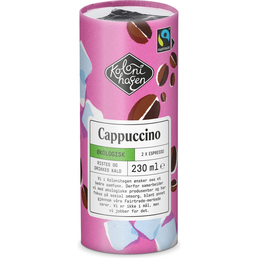 Iskaffe Cappuccino Økologisk 230ml Kolonihagen