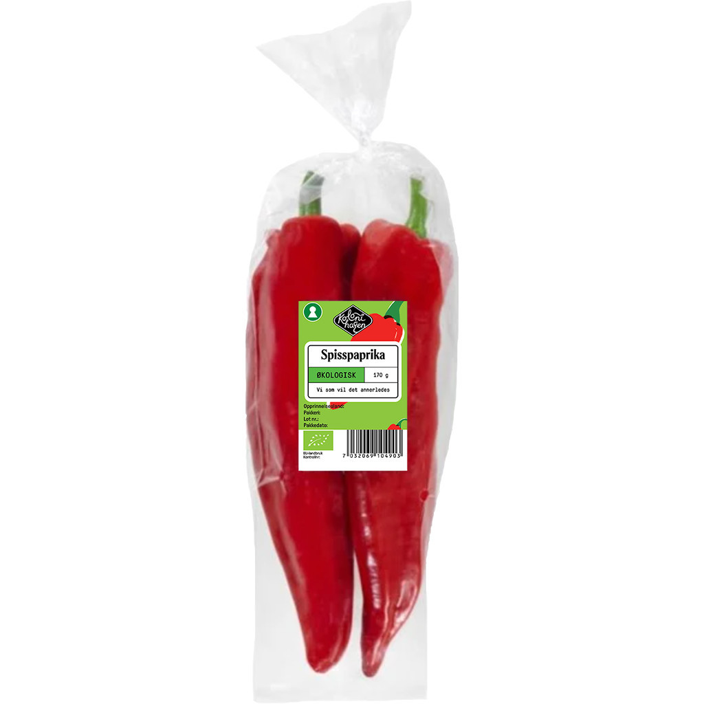 Spisspaprika Økologisk 170g Kolonihagen