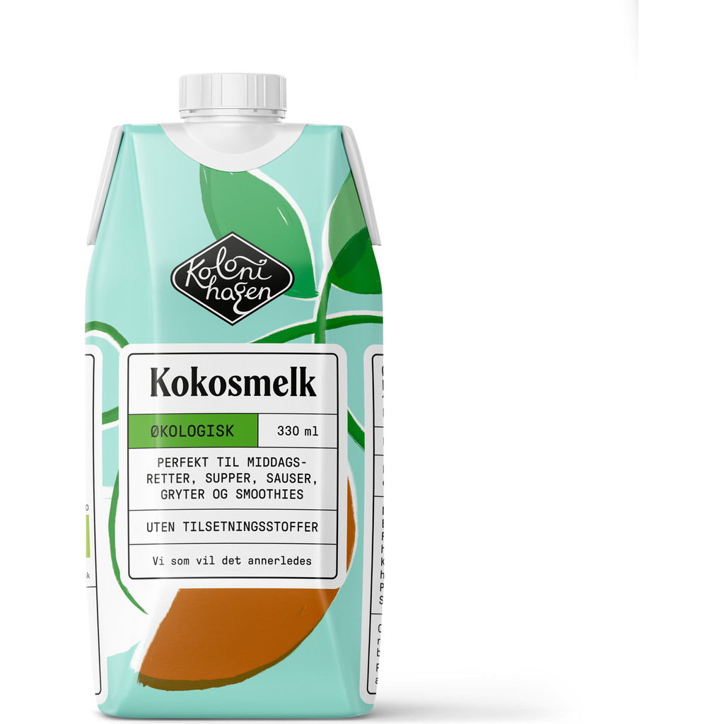 Kokosmelk Økologisk 330ml Kolonihagen