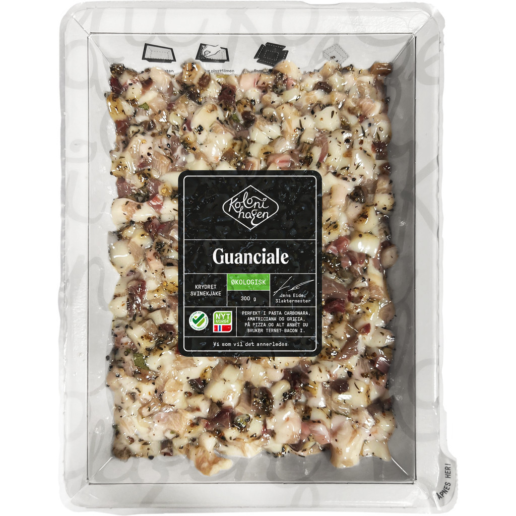 Guanciale Økologisk 300g Kolonihagen