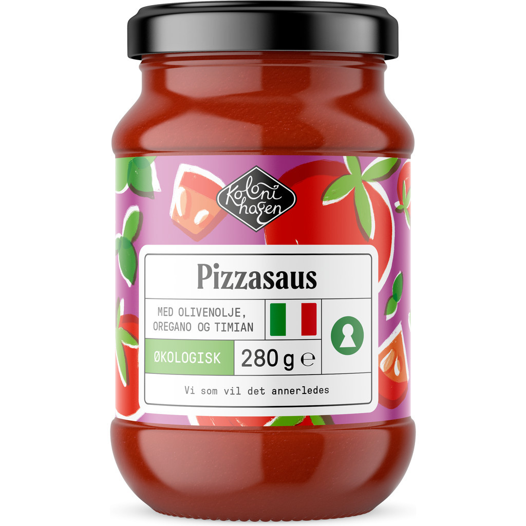 Pizzasaus Økologisk 280g Kolonihagen
