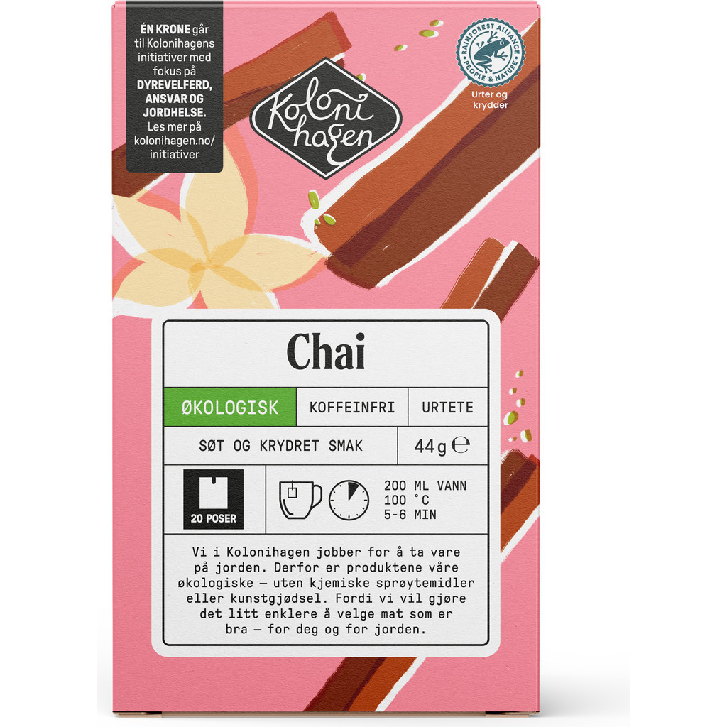 Chai urtete Økologisk 44g Kolonihagen