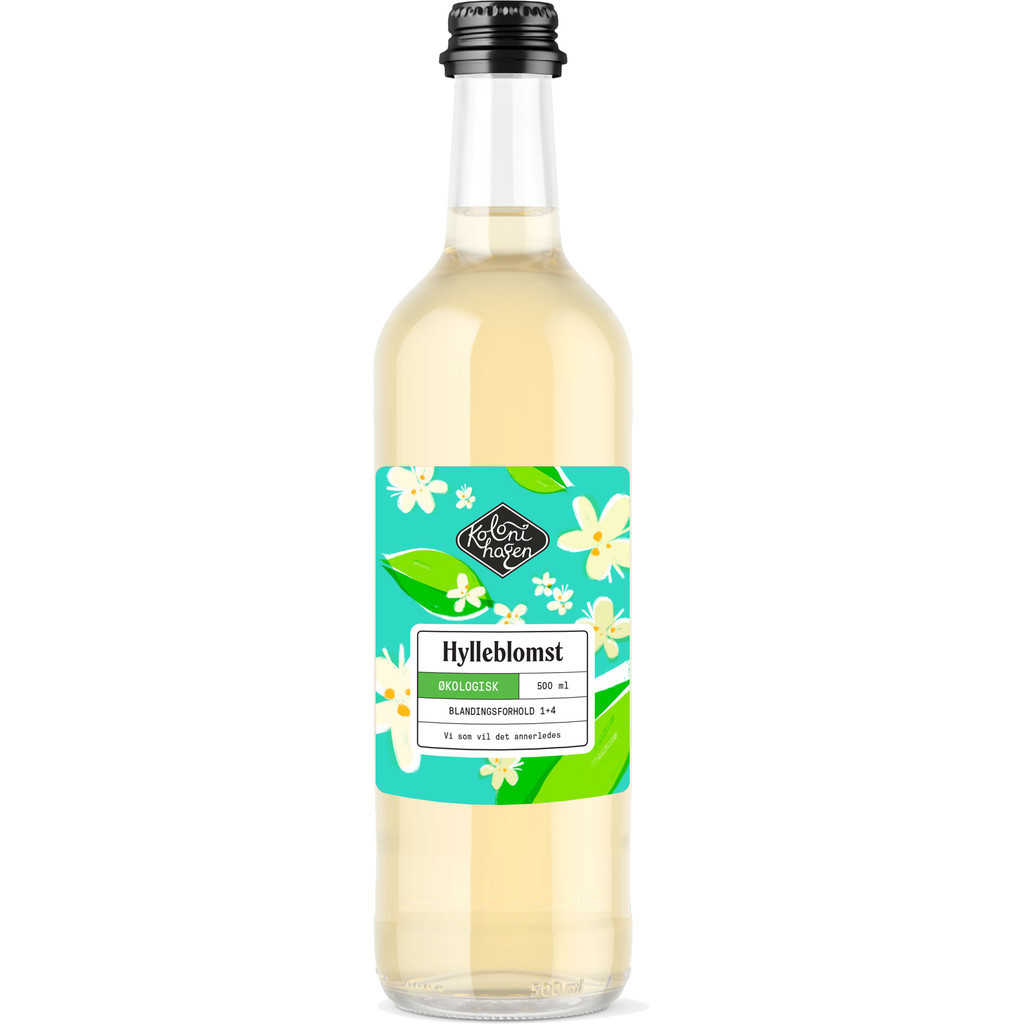 Hylleblomstdrikk Økologisk 500ml Kolonihagen