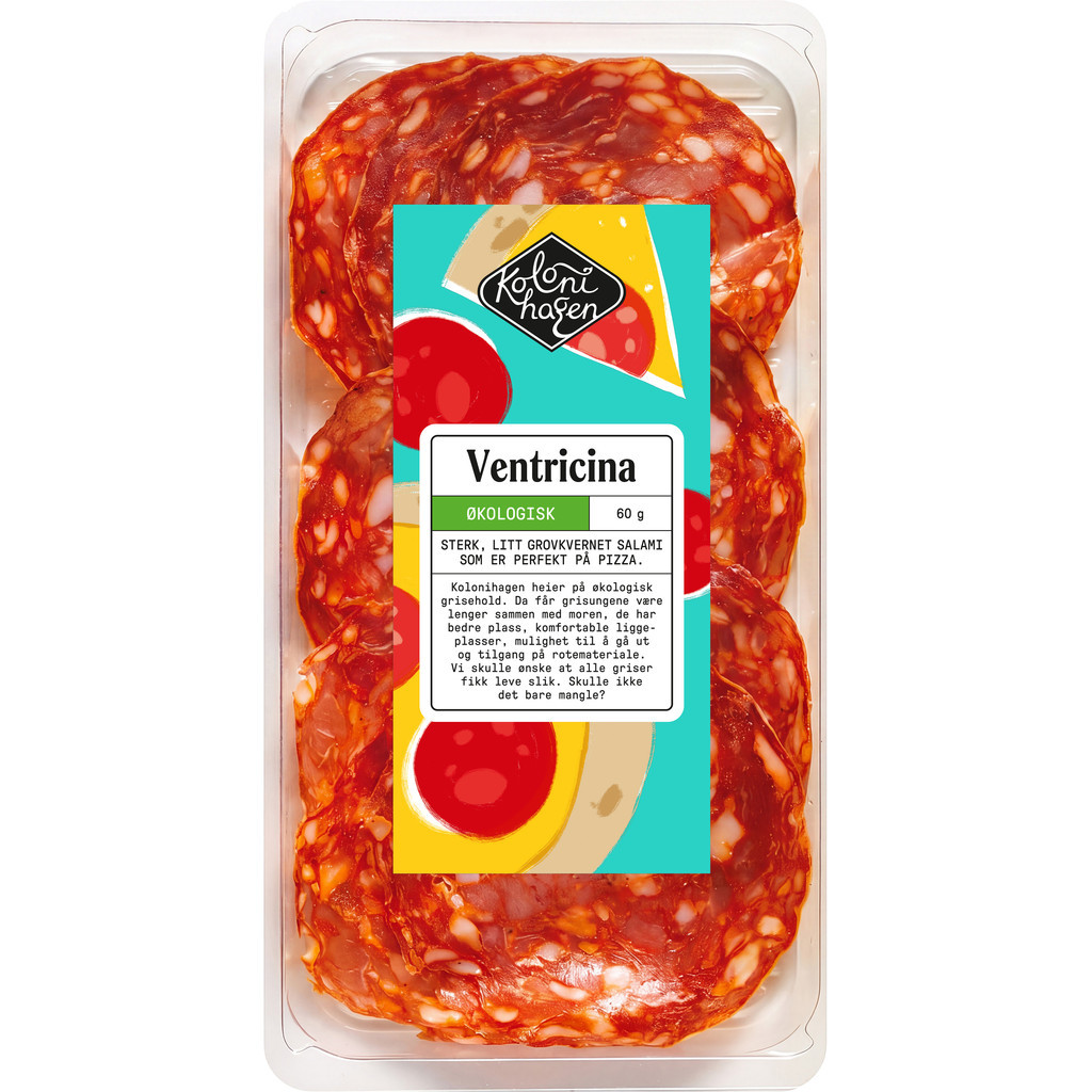 Ventricina salami Økologisk 60g Kolonihagen