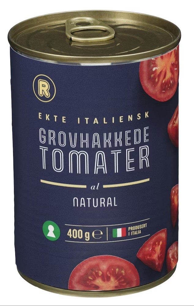 Tomater Grovhakkede 400g R