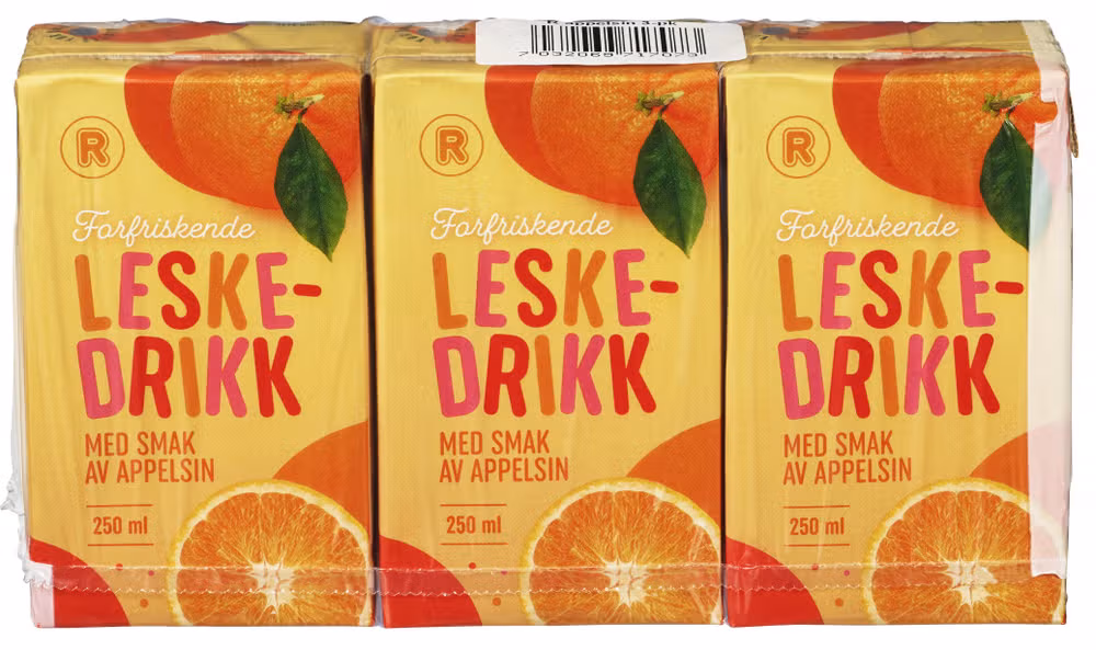 Appelsin 3 stk, 0,75 l