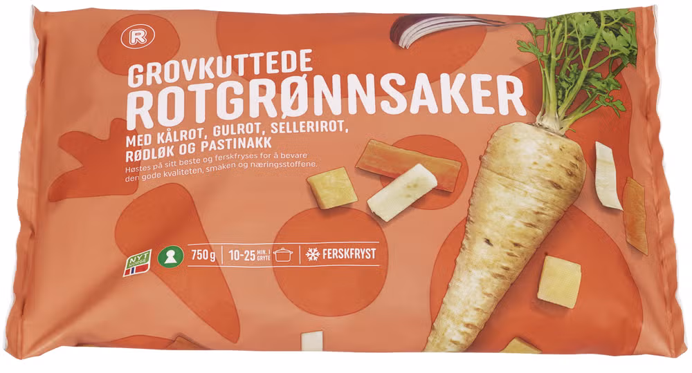 Rotgrønnsaker Grovkuttet 750 g