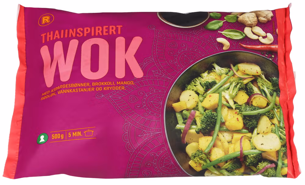 Thai-inspirert Wok 500 g