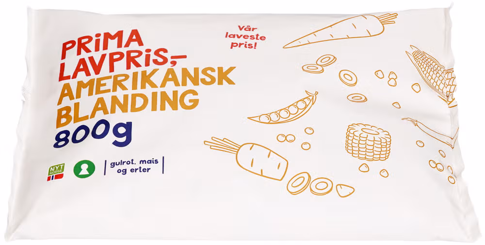 Amerikansk Blanding 800 g