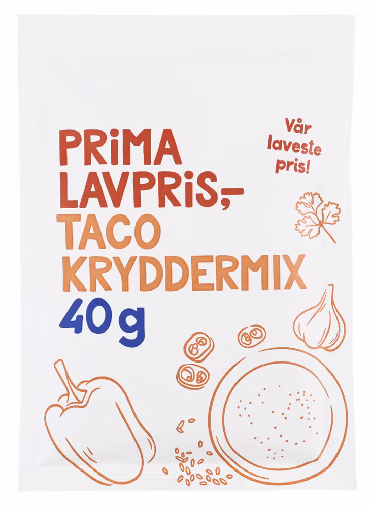 Taco Spice Mix Mild, 40 g