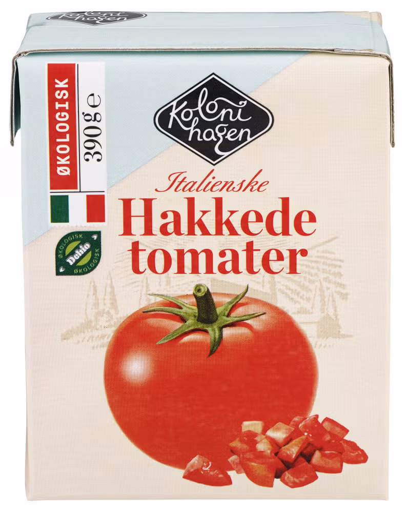 Tomater Hakkede Økologisk, 390 g