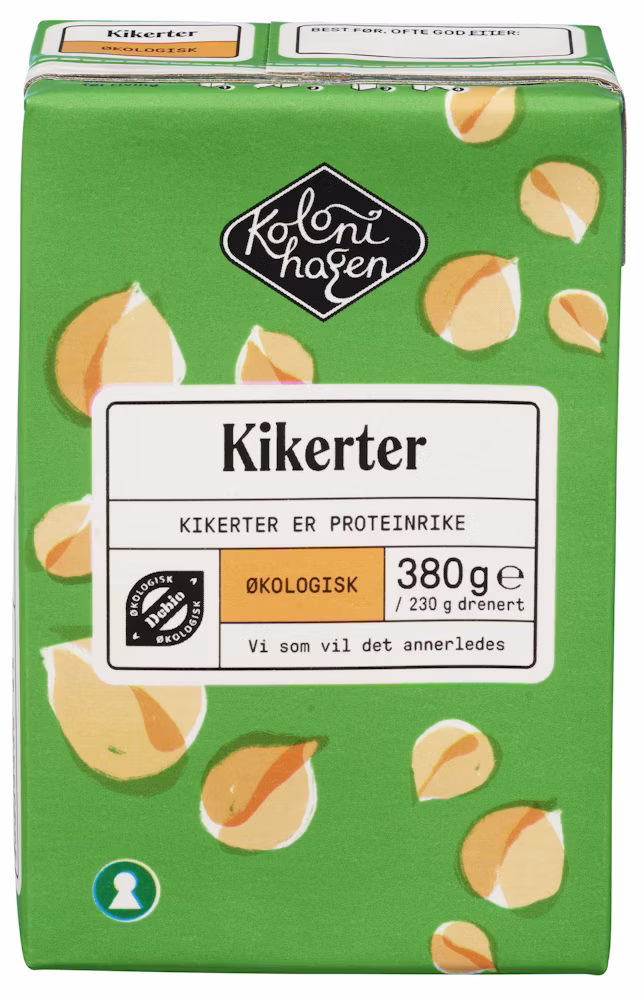Kikerter Økologisk, 380 g