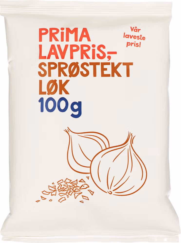 Sprøstekt løk 100 g