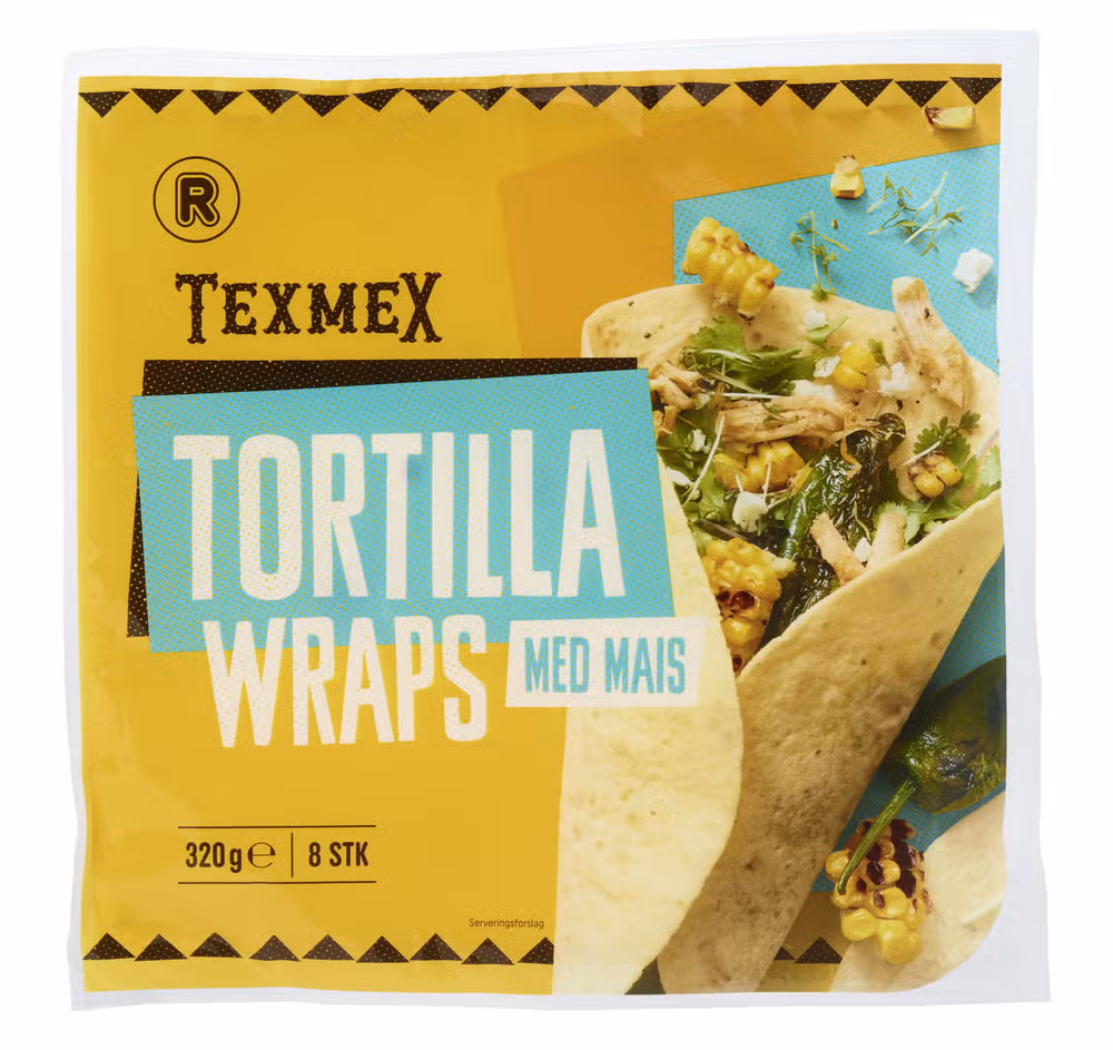 Maistortilla 8stk, 20cm, 320 g