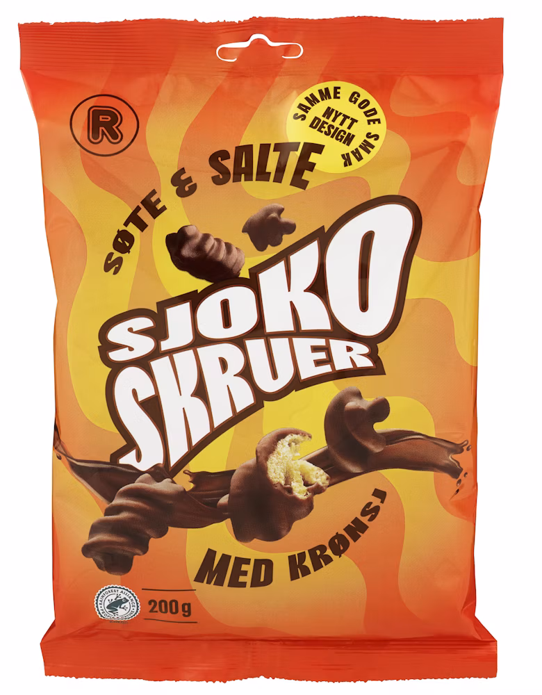 Sjokoskruer 200 g