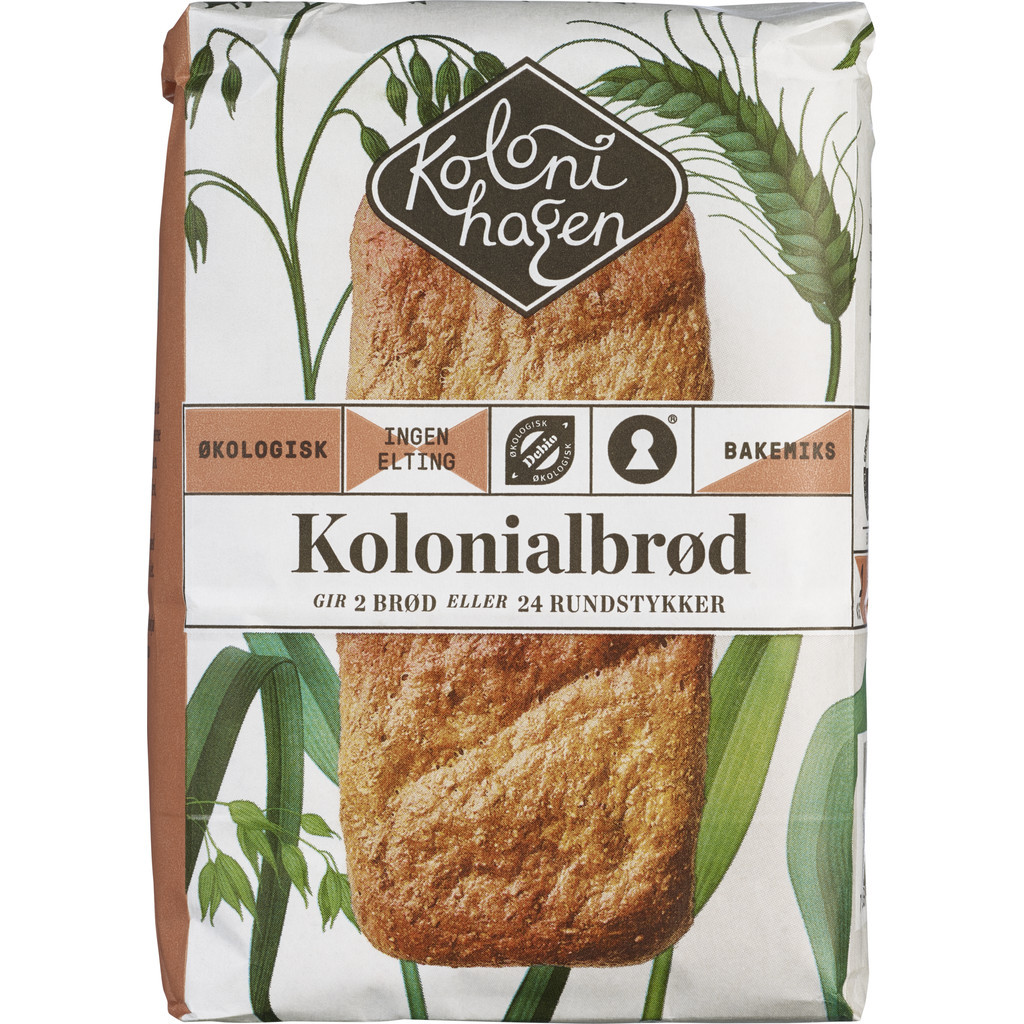 Kolonialbrød bakemiks Økologisk 1kg Kolonihagen