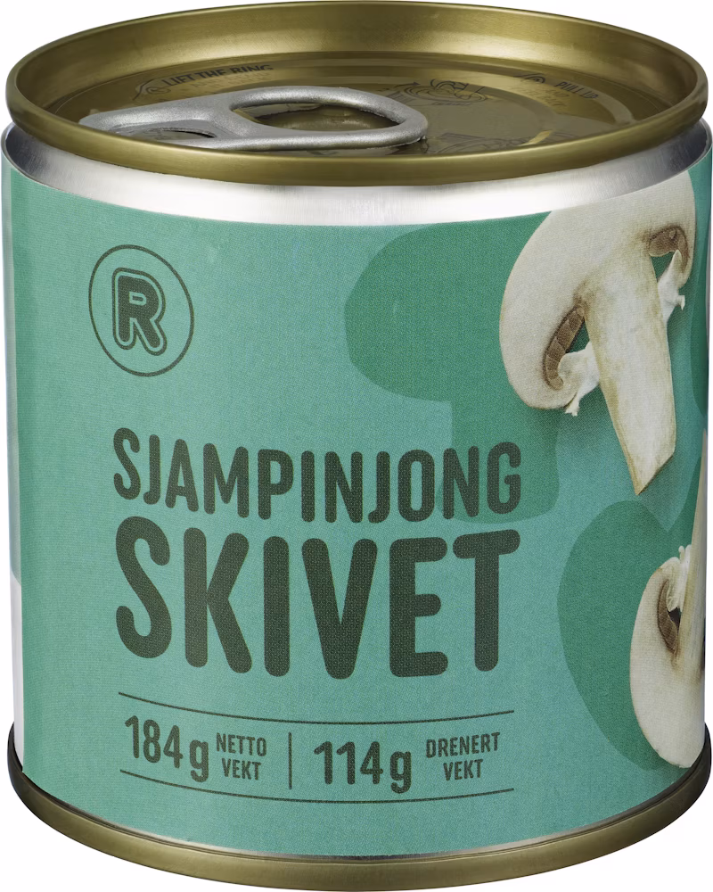 Sjampinjong Skivet 184 g