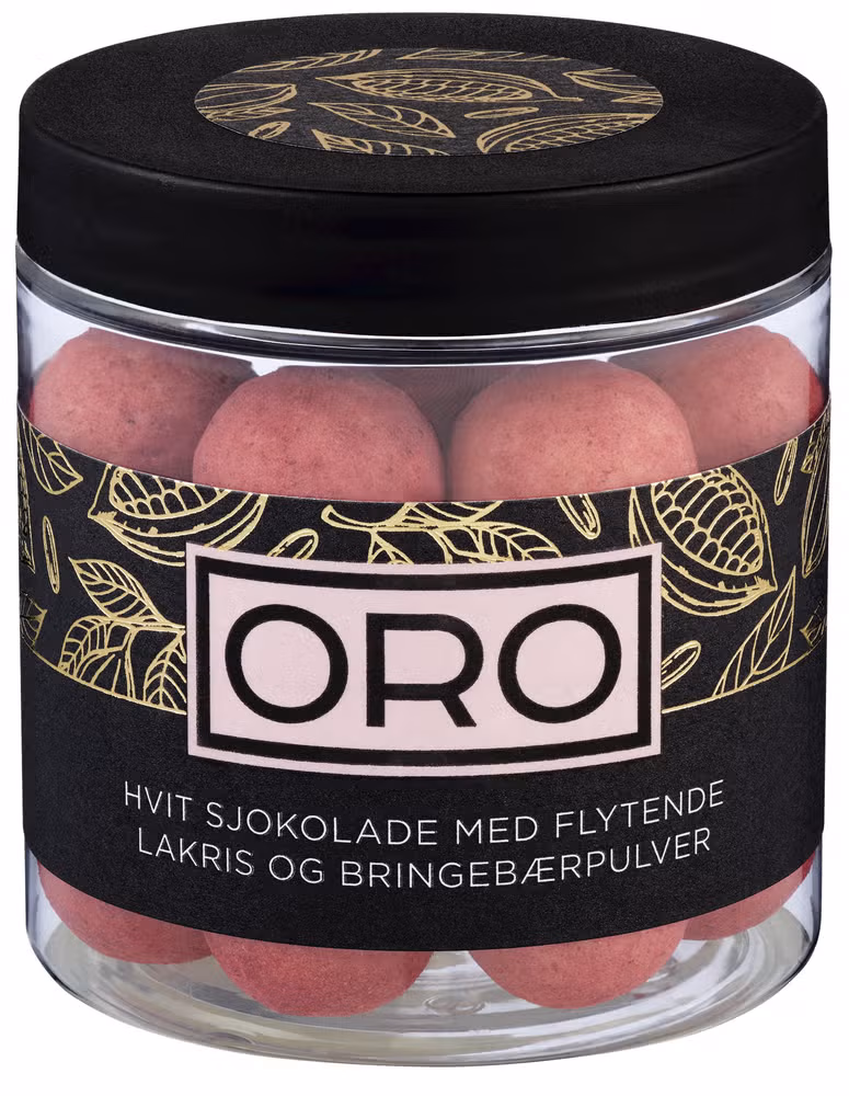 Sjokoladekuler Lakris & Bringebær 140 g