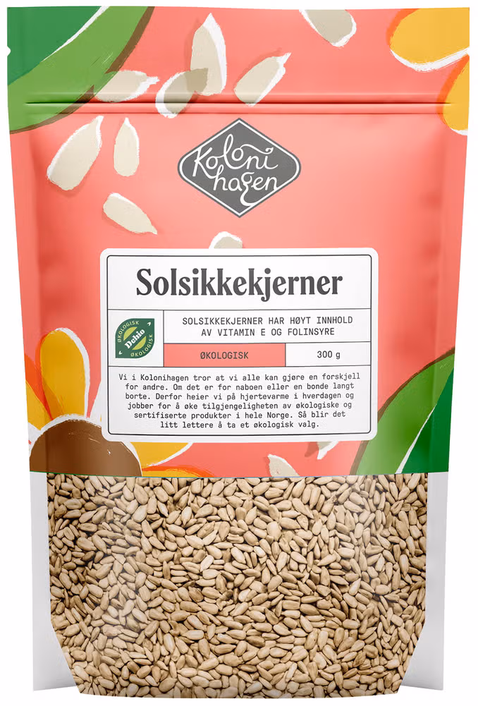 Solsikkekjerner Økologisk, 300 g