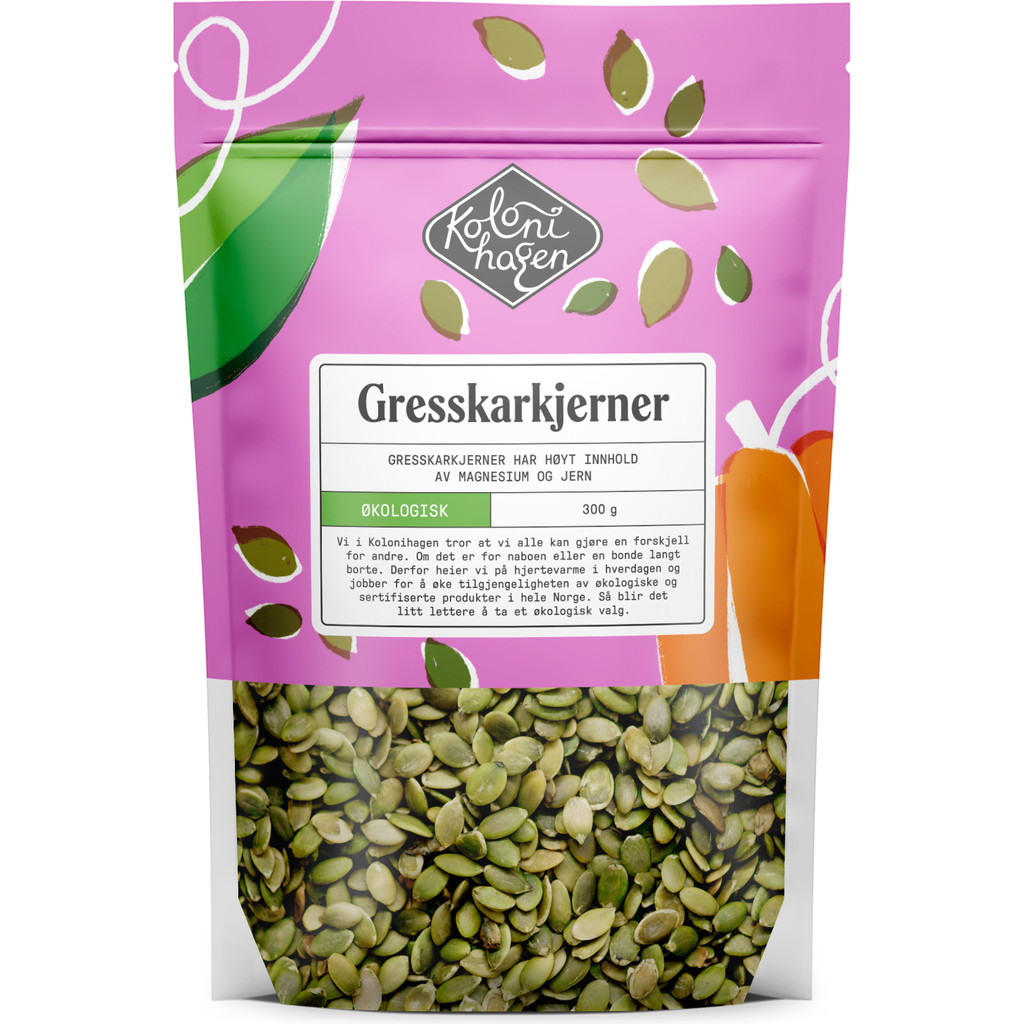 Gresskarkjerner Økologisk 300 Kolonihagen