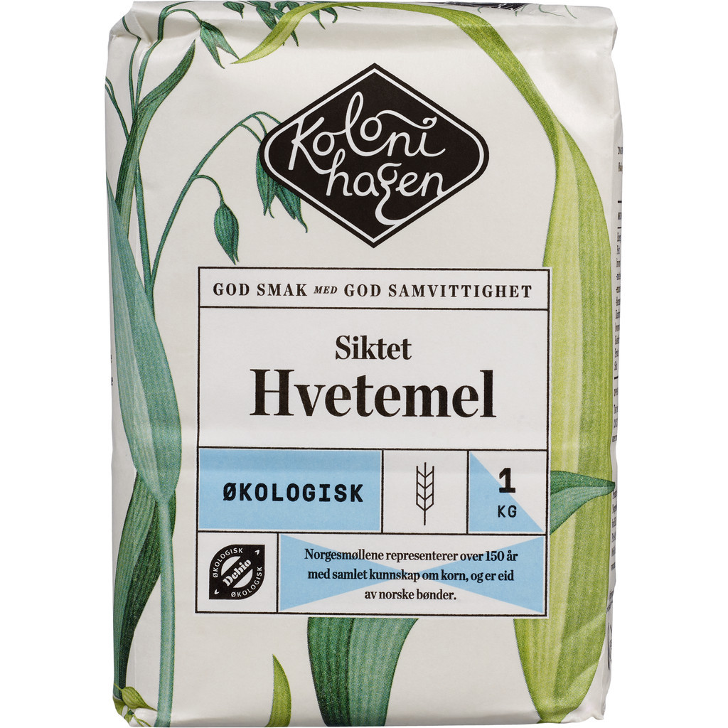 Siktet hvetemel Økologisk 1kg Kolonihagen