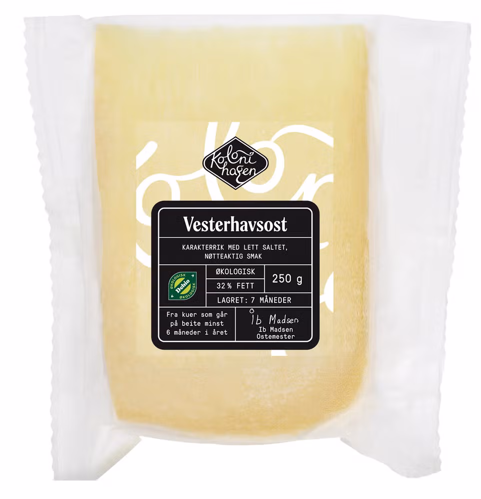 Vesterhavsost Økologisk, 250 g
