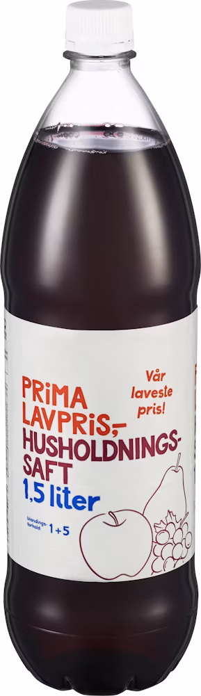 Husholdningssaft 1,5 l